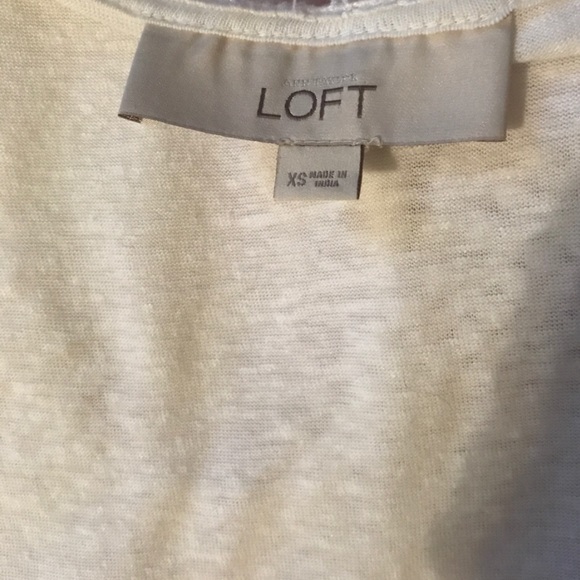 Ann Taylor Loft Drop Waist Peasant Boho Top - Picture 6 of 7